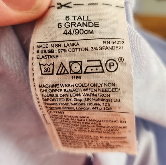 (6T) Banana Republic size medium tall puffed sleeve blouse - Picture 5 of 5